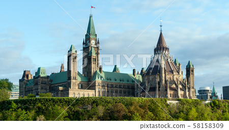 Parliament Hill in Ottawa - Ontario, Canada 58158309