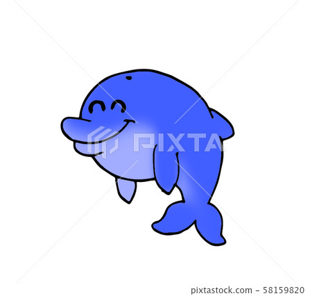 fish, cartoon, shark 58159820