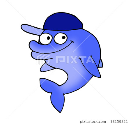 fish, cartoon, shark 58159821