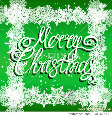 Festive Merry Christmas background. 58161347