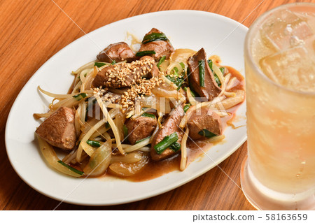 Fried nara and highball Fried nara and highball 58163659