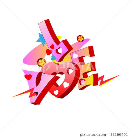 Love word, Graffiti vector street art, urban Love word, Graffiti vector street art, urban 58166401