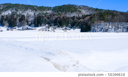 Rural landscape in winter Rural landscape in winter 58166618