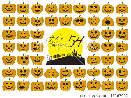 Vector illustration design layout ai eps event halloween jack lantern 54 Vector illustration design layout ai eps event halloween jack lantern 54 58167092
