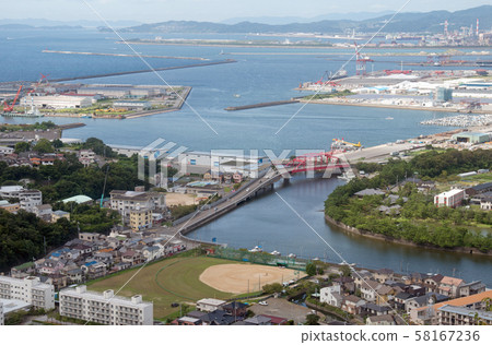View of Wakayama Port from Mt. Takatsuko View of Wakayama Port from Mt. Takatsuko 58167236