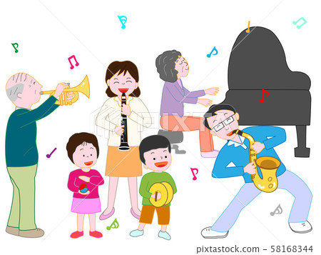 Concert with family 58168344