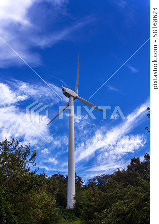 Wind power tower 58168623