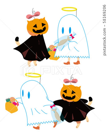 Cat Jack O Lantern enjoys Halloween 11 Cat Jack O Lantern enjoys Halloween 11 58169206