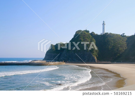 Shioyazaki Lighthouse, Hakuo Coast (Iwaki City, Fukushima Prefecture) 58169215
