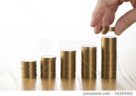 Pile up money Pile up money 58169362