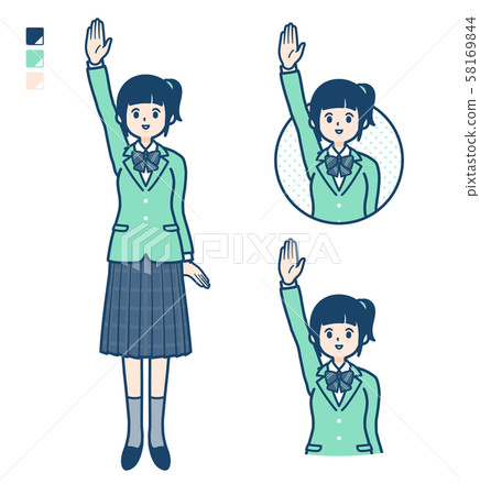 high school student, girl, young girl 58169844