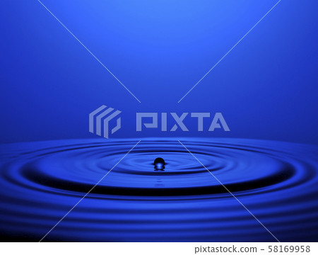 水滴的波動紋理 58169958