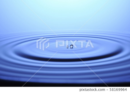 Wave texture of water droplets Wave texture of water droplets 58169964