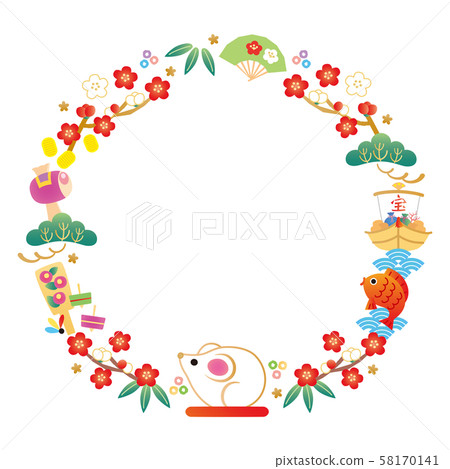 Child-New Year's card material frame 10-1 Child-New Year's card material frame 10-1 58170141