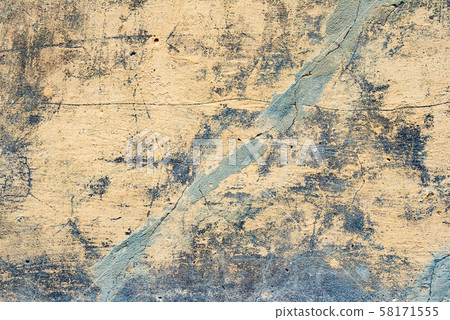 Texture of a concrete wall with cracks and scratches 58171555