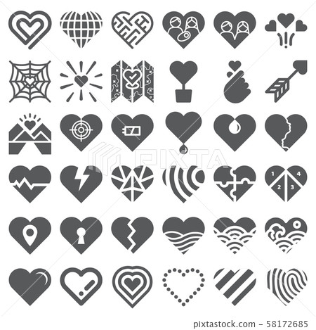 love icon vector 58172685