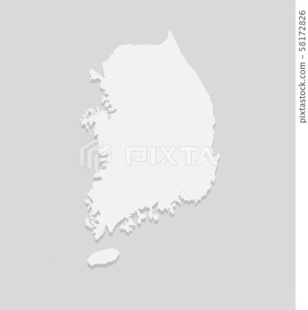 South Korea country map background vector template South Korea country map background vector template 58172826