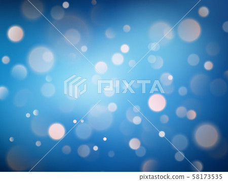 Abstract warm bokeh effect on blue background. Gold glitter lights. EPS 10 Abstract warm bokeh effect on blue background. Gold glitter lights. EPS 10 58173535