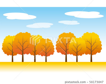 秋天的樹葉 58173847