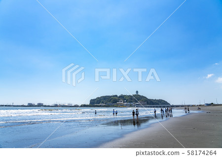 [Kanagawa Prefecture] Enoshima Katase Higashihama Beach 58174264