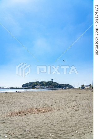 [Kanagawa Prefecture] Enoshima Katase Higashihama Beach 58174273