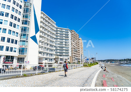 [Kanagawa Prefecture] Enoshima Katase Higashihama Beach 58174275