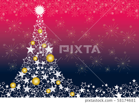 Christmas Christmas Tree Glitter Christmas Eve Watercolor Star Star Card Christmas Card 58174681