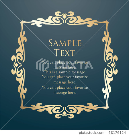 Elegant frame design antique luxury vintage Elegant frame design antique luxury vintage 58176124