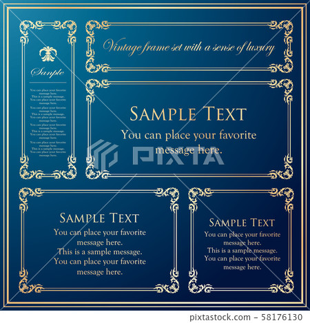 Elegant frame design antique luxury vintage Elegant frame design antique luxury vintage 58176130