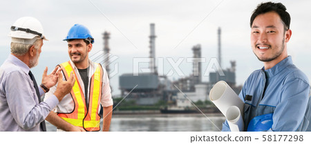 Engineering people solution service concept. 58177298