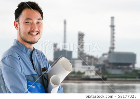 Engineering people solution service concept. 58177323