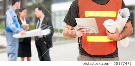 Engineering people solution service concept. Engineering people solution service concept. 58177471