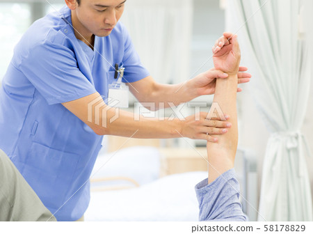 Rehabilitation physical therapist 58178829