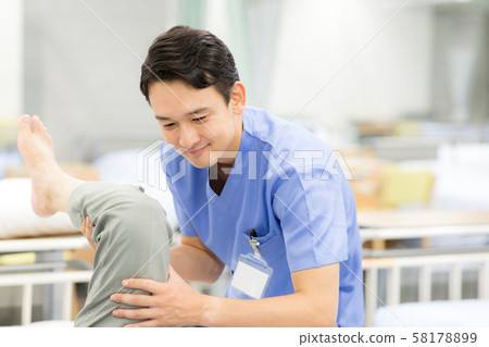 Rehabilitation physical therapist 58178899