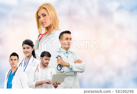 Medical and healthcare doctor people group. 58180298