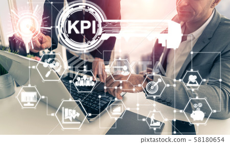 KPI Key Performance Indicator for Business Concept. KPI Key Performance Indicator for Business Concept. 58180654