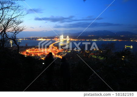 室蘭夜景，鍋島山夜景 58182193