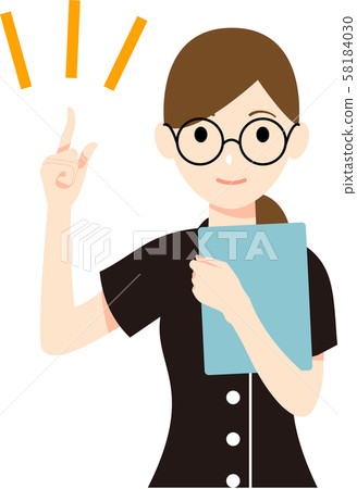 Female nurse pose 1f 58184030