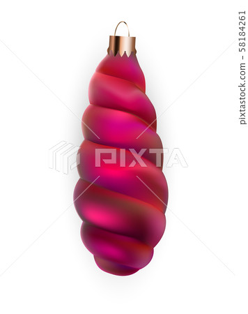 Christmas Ball isolated on White Background Vector Christmas Ball isolated on White Background Vector 58184261