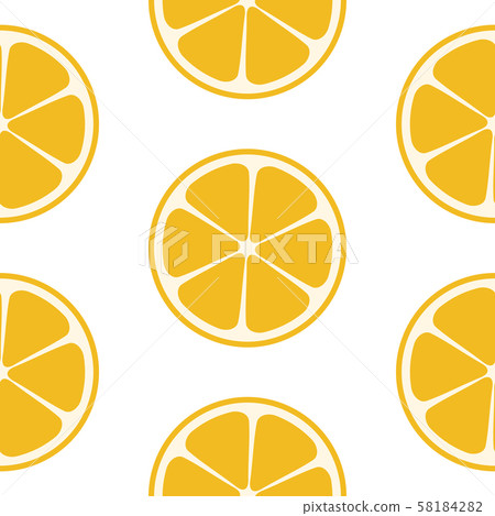 Abstract Citrus Seamless Pattern Background Vector - Stock Illustration ...