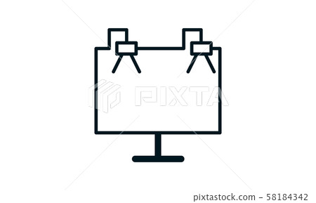 Billboard icon vector, illustration logo template in trendy style. Can be used for many purposes. Billboard icon vector, illustration logo template in trendy style. Can be used for many purposes. 58184342