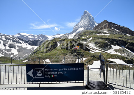 Matterhorn Express, Matterhorn from Schwarzsee Station Matterhorn Express, Matterhorn from Schwarzsee Station 58185452