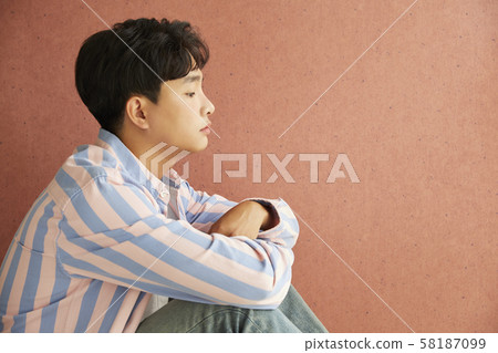 人像系列男色背 58187099