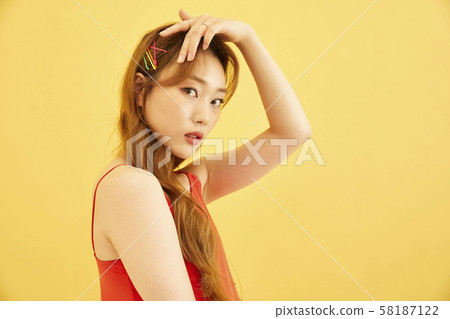 Portrait Series Beauty Color Back Portrait Series Beauty Color Back 58187122