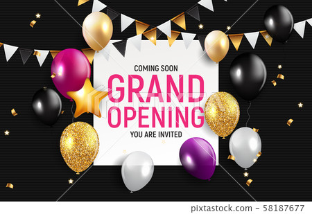 Grand opening concept. Vector Illustration Grand opening concept. Vector Illustration 58187677