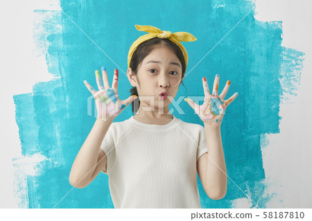 Children lifestyle drawing 58187810