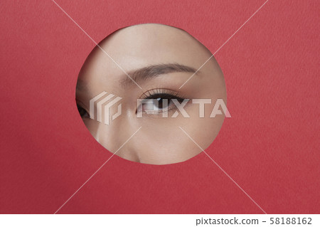 Woman paper art 58188162