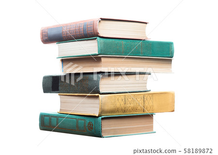 pile of books isolated on white background pile of books isolated on white background 58189872
