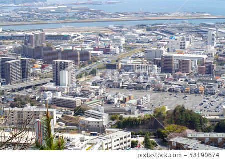 View of the city from Hiroshima Suzugamine View of the city from Hiroshima Suzugamine 58190674