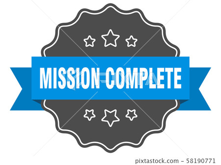 mission complete blue label. mission complete mission complete blue label. mission complete 58190771